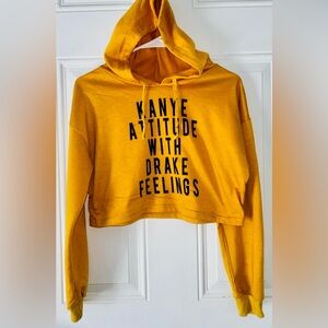 Yellow Graphic Hoodie